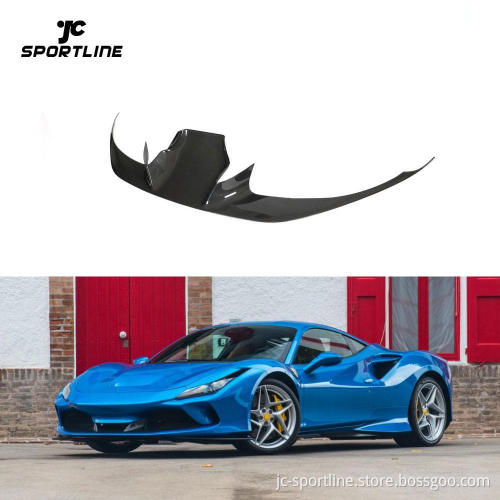 Ferrari F8 Tributo Spider Carbon Fiber Front Bumper Splitter Cover Lip 2020-2022
